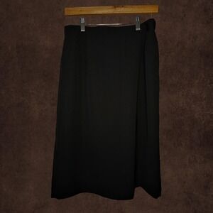 Ingenuity Black Midi Skirt